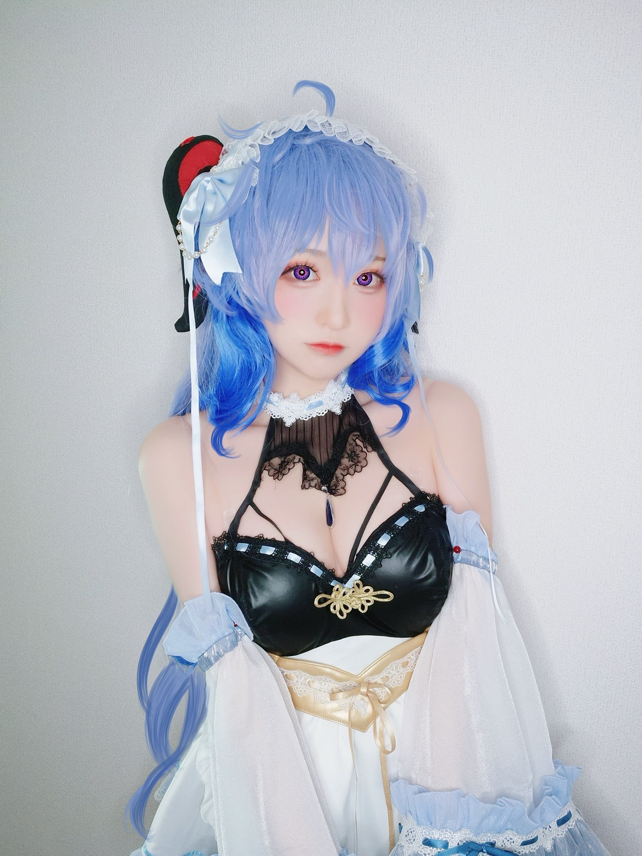 图片[1]-Yuki亭 – NO.002 甘雨メイド [34P]-XikXak